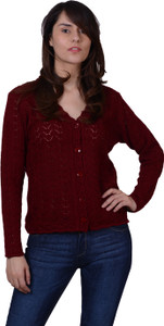 SPORTKING Women Button Solid Cardigan Price in India Buy SPORTKING Women Button Solid Cardigan online at Flipkart