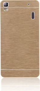 Prinkked Back Cover for Back Cover Motomo for Lenovo K3 Note(Metalic Gold)