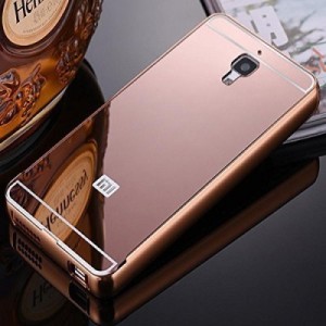 PRINKKED Bumper Case for Luxury Mirror back case with side bumper for Xiaomi Mi4i