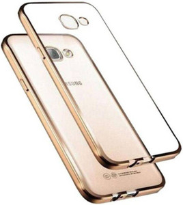 Kanza Back Cover For Samsung Galaxy J7 Prime Transparent Gold Best
