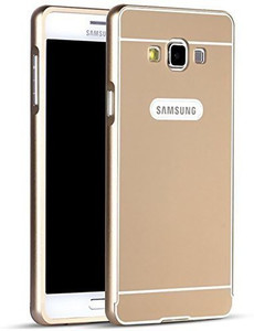 PK Star Bumper Case for Luxury Mirror back case with side bumper for Samsung Galaxy On7