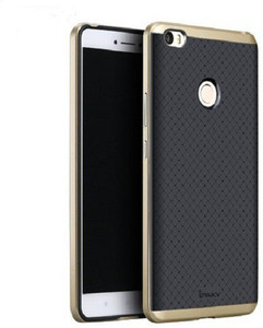 DHAN GTB Back Cover for iPaky Brand Luxury High Quality Ultra-Thin Silicon inner Black Back + PC Golden Frame Bumper Back Case For MI MAX