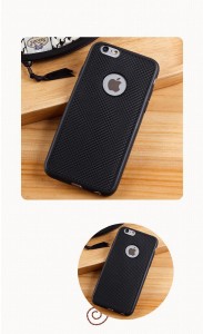 kakooze Back Cover for Radiating Case For iPhone 6S (4.7) New Hollow Net Design Ultra thin Silicone