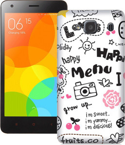 Zapcase Back Cover for Mi Redmi 2 Prime