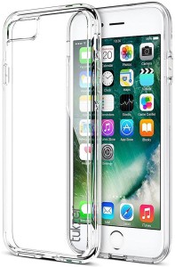 Tukzer Bumper Case for iPhone 7 Candy Grip Case with Soft Bumper & Crystal Clear Transparent Hard Back Cover