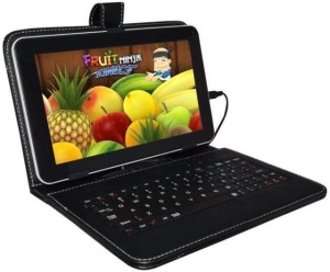 Colorkart Flip Cover for 7 Inch Huawei MediaPad 7 Lite Tab with Inbuilt Keyboard Stand case And Micro Usb Cable