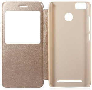 Piggycomz Flip Cover for Mi Redmi 3S Prime