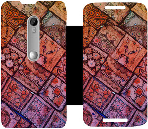 Skintice Flip Cover for Moto G 3rd Gen