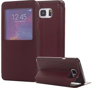 Pandawell Flip Cover for SAMSUNG Galaxy S6 Edge+