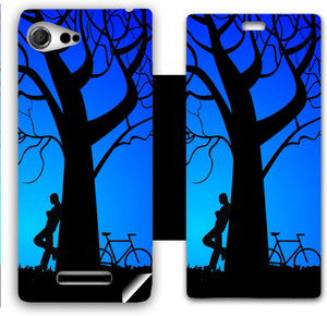 Skintice Flip Cover for Sony Xperia E3