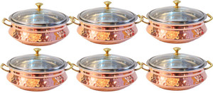 Indian Craft Villa ICV-C-6-168 Pack of 6 Casserole Set