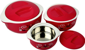 Cello Hot Meal Insulated Pack of 3 Casserole Set