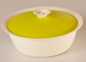 Cuttingedge Daffodil Serving Dish Vanilla 1800 ml Casserole (Orange, Pack of 1) Casserole Set