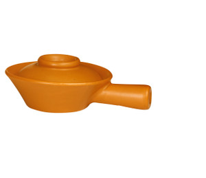 Caffeine Serving Sizzler Pan Ceramic in Brown Terracotta (1 Pc) Casserole