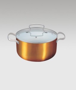 Alda alda cassrole copper wok 24 tall Casserole Set