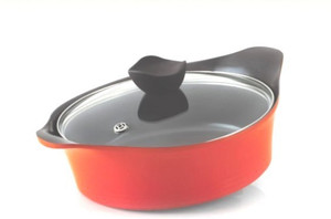 Alda Premium Ceramic Coating Die Cast 24 cm (Short) Casserole