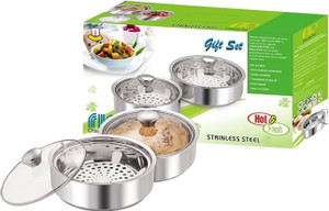 Nano Nine Rio Chapati Pot Pack of 2 Casserole Set
