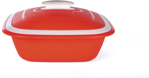 Cutting Edge Solitaire Big 3000 ml Casserole (Red, Pack of 1) Casserole Set