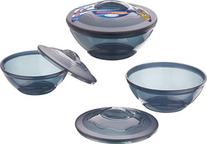 Primeway Microwave Cookware Pack of 3 Casserole Set