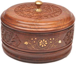 Sparkle India wooden hot-pot chapati casserole Casserole
