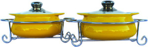 Rosa Italiano Pack of 2 Casserole Set
