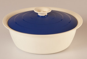Cutting Edge Daffodil Serving Dish, 1800 ml, Pack of 1, Blue Casserole Set