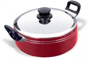 Nirali Cherry Non-Stick 20.5 cm 1.9 Ltr Casserole