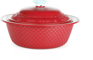 Cutting Edge Royal Carnation Casserole 1 pc 1800ml Microwave safe Bpa Free Casserole Set