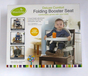 Mastela deluxe comfort 2025 folding booster seat