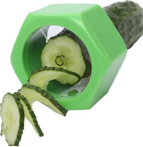 Vmore Cucumber Vegetable Peeler Slicer Fruit Salad Cutter Chopper
