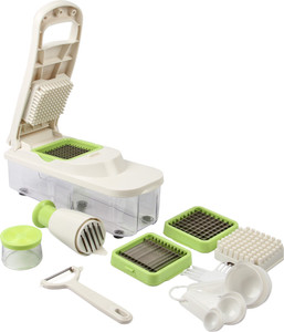 Bright Cove White vegetable chopper with accessories Chopper