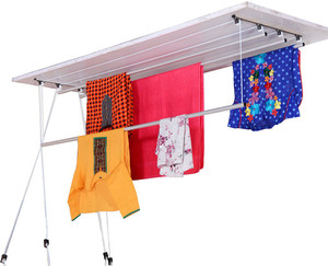 Cloth drying on sale pulley system
