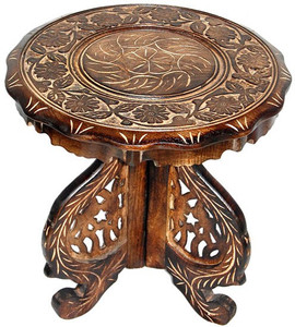 Acme Production Solid Wood Coffee Table
