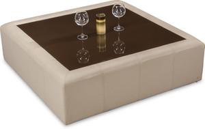 Durian TUCSON/CT/B Glass Coffee Table
