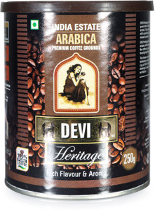 Devi Heritage Premium Arabica Grounds Filter Coffee 250 g