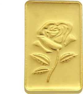 TBZ TheOriginal TBZ - The Original 15 Grm Rose 24KT 999 Gold Coin 24 (999) K 15 g Gold Coin