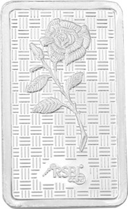 RSBL Precious Certified Ravishing Rose Design 24 (999) K 20 g Silver Bar