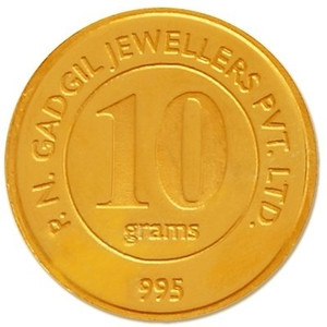 P.N.Gadgil Jewellers PNG 24 (995) K 10 g Gold Coin
