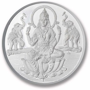 P.N.Gadgil Jewellers Laxmi Shree S 999 50 g Silver Coin