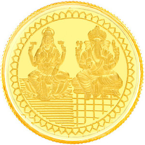 E Gitanjali Ltd Laksmi-Ganesh 24 (995) K 5 g Gold Coin