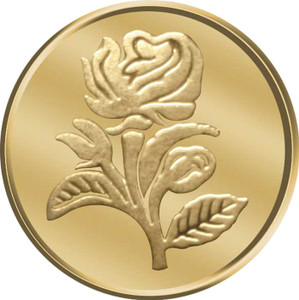 WearYourShine by PC Jewellers Flower 24 (995) K 5 g Gold Coin