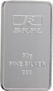 Bangalore Refinery Brpl 50 Gram Silver Bar S 999 50 g Silver Bar