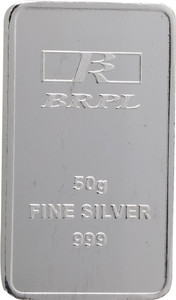 Bangalore Refinery Brpl 50 Gram Silver Bar S 999 50 g Silver Bar