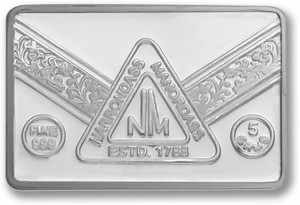 P.N.Gadgil Jewellers N.M Chip S 999 5 g Silver Bar