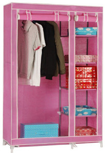 Pindia Fancy & Portable Aluminium Collapsible Wardrobe