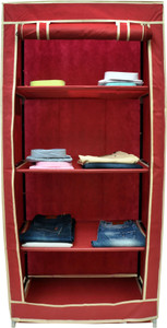 Solace Single Row Carbon Steel Collapsible Wardrobe