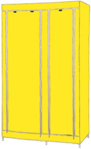 MSE Jute Collapsible Wardrobe