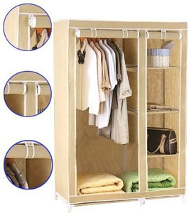 Elite Mkt Jute Collapsible Wardrobe
