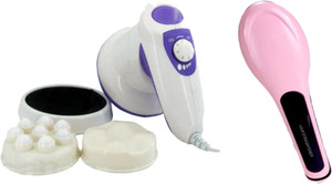 Appliance Bazar Combo of manipol massager hair straightener brush