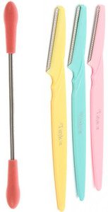 Maxed Facial Hair Remover Spring and Eyebrow Razor Combo